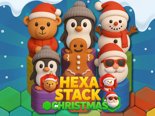 Game Screenshot Hexa Stack Christmas