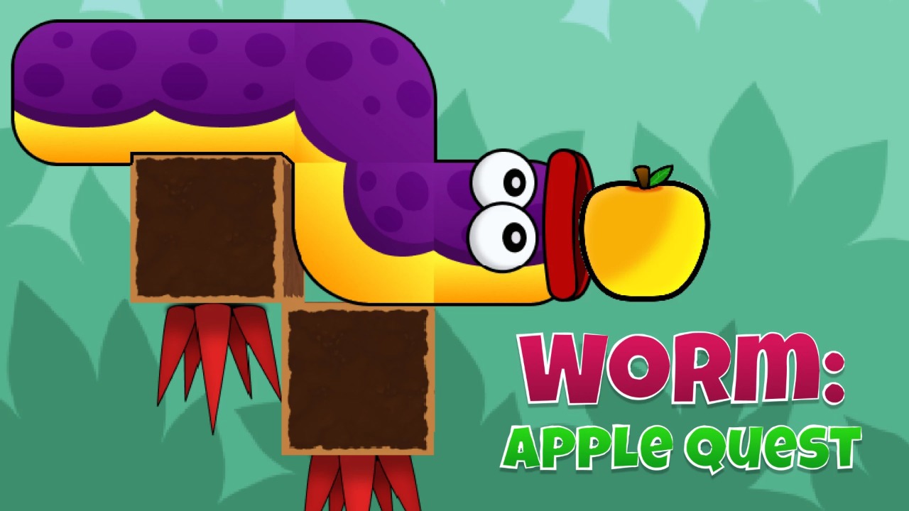 Game Screenshot Worm: Apple Quest