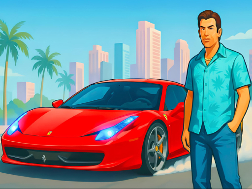 Game Screenshot Vice City Driver