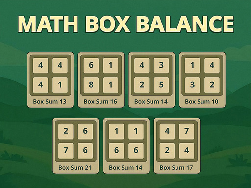 Game Screenshot Math Box Balance