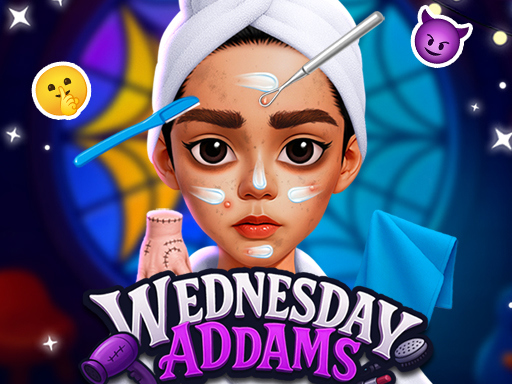 Game Screenshot Wednesday Addams Beauty Salon