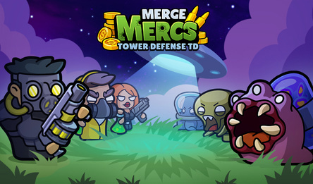 Game Merge Mercs: Tower Defense TD