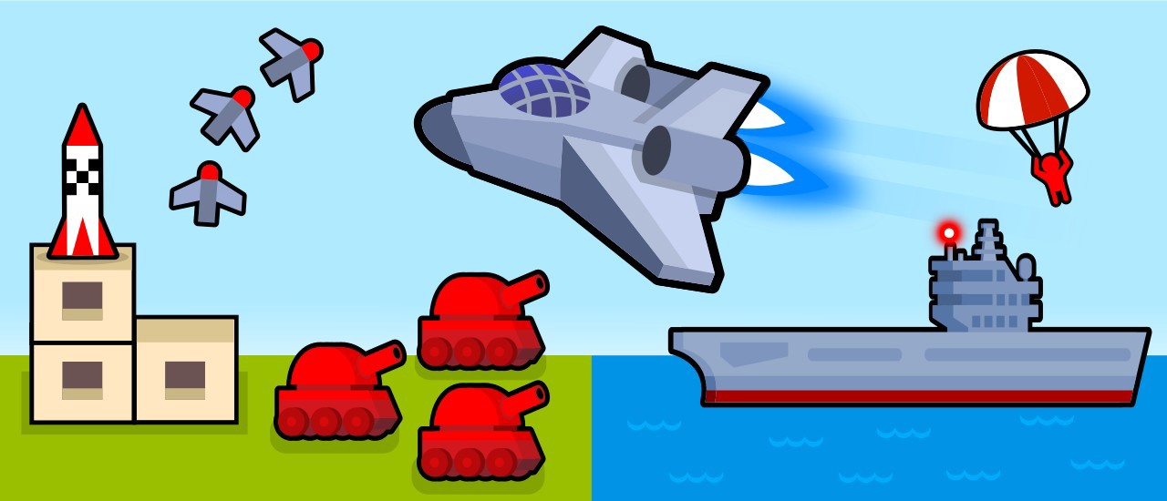 Game Screenshot Bomber Plane: 2D Air Strike