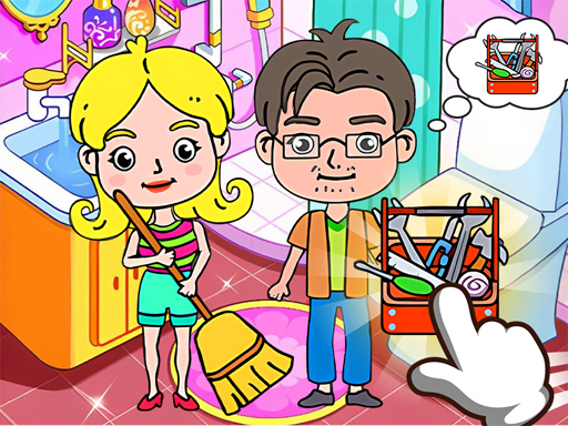 Game Screenshot Toka Boka Home Clean Up Design