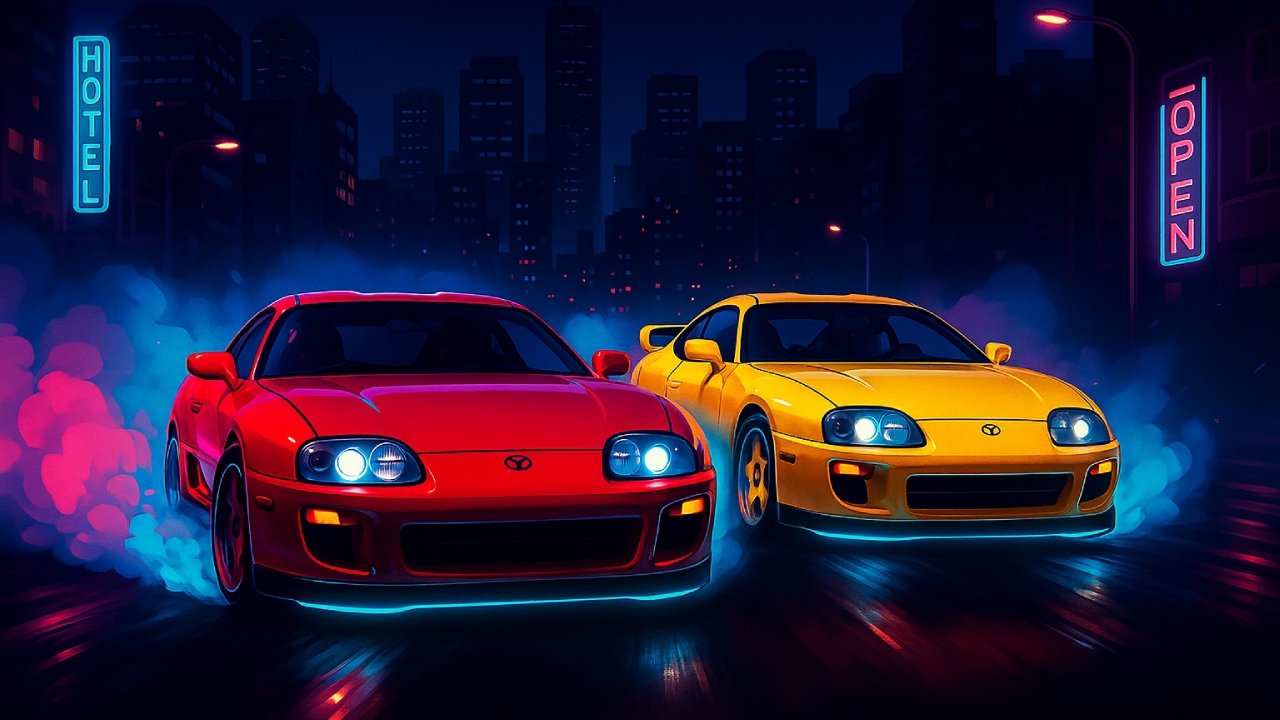 Game Screenshot Two Supra Drifters