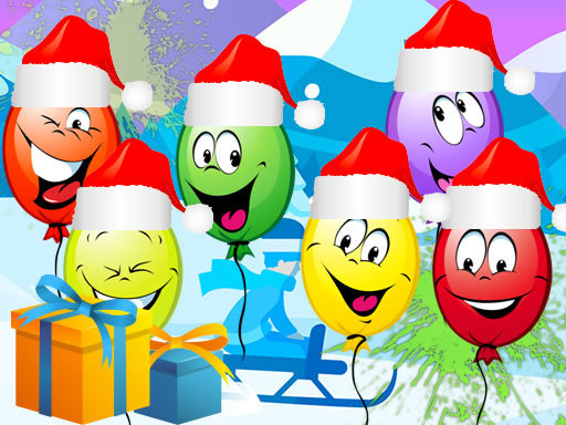 Game Screenshot Christmas Balloons Bursting