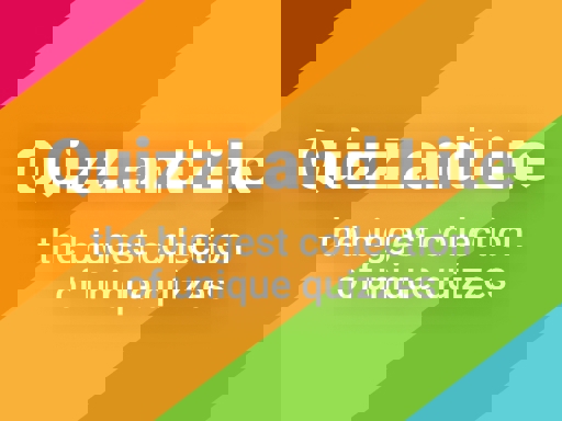 Game Quizzland trivia game. Lite version