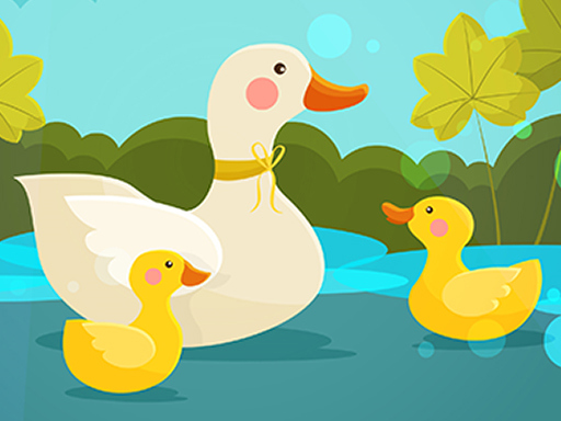 Game Screenshot Mother Duck and Ducklings Jigsaw