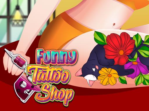 Game Screenshot Funny Tattoo Shop