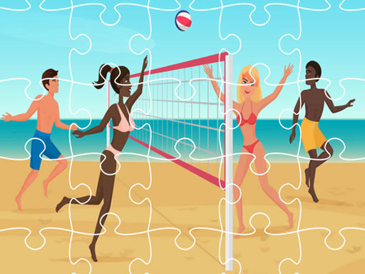 Game Screenshot Beach Volley Ball Jigsaw