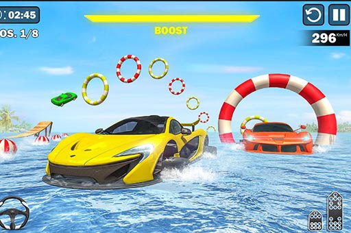 Game Screenshot Water Car Stunt Racing