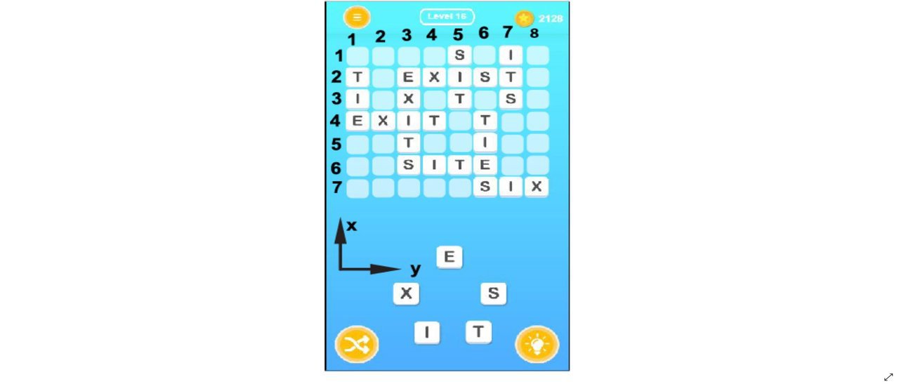 Game Screenshot Word Cross