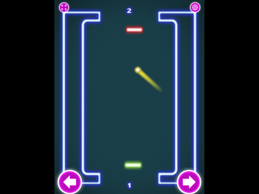 Game Screenshot Pong Neon