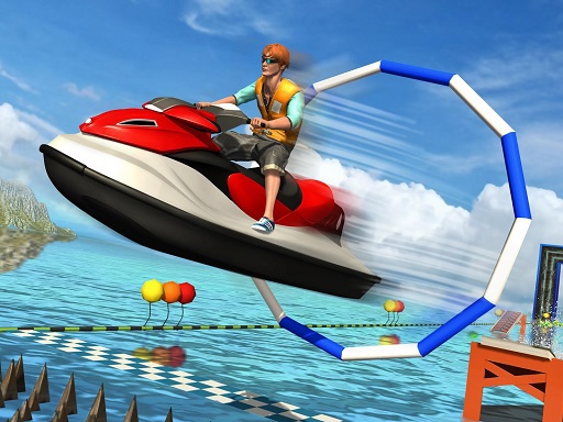 Game Screenshot Super Jet Ski Race Stunt : Water Boat Racing 2020