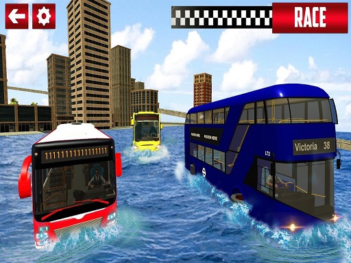 Game Screenshot Extreme Water Surfer Bus Simulator