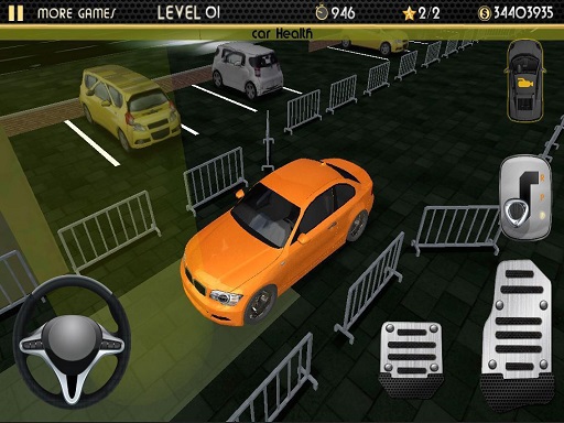 Game Screenshot Night Car Parking Simulator