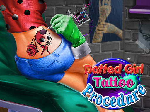 Game Screenshot Dotted Girl Tattoo Procedure
