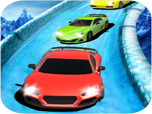 Game Screenshot Water Slide Car Racing Sim