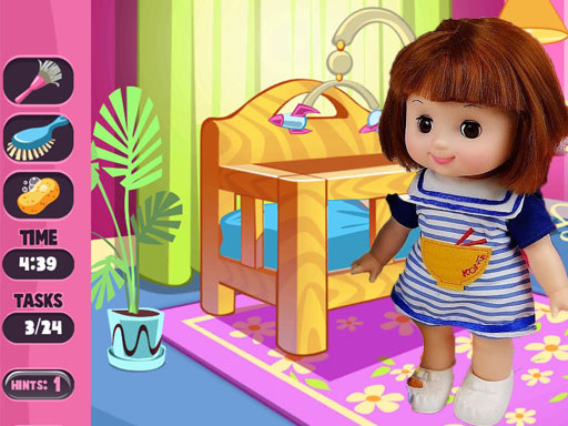 Game Screenshot Baby Doll House Cleaning