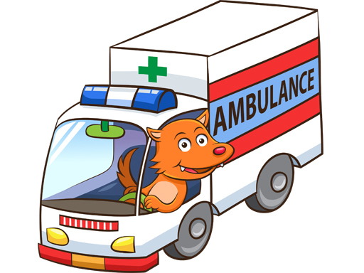 Game Screenshot Cartoon Ambulance Puzzle