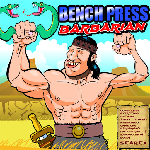 Game Screenshot Bench Press The Barbarian