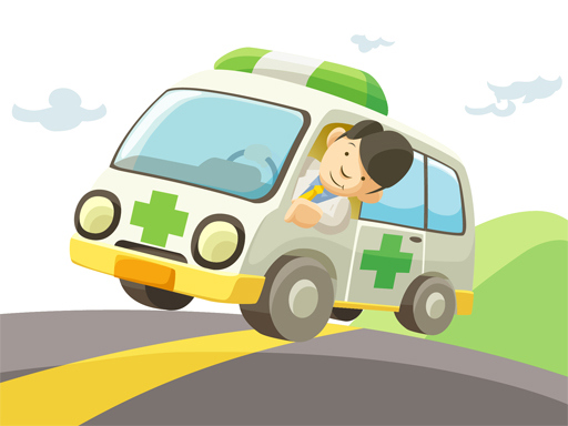 Game Screenshot Cartoon Ambulance Slide