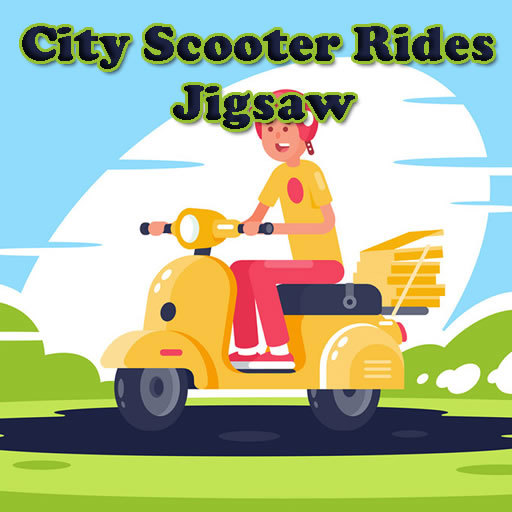 Game Screenshot City Scooter Rides Jigsaw