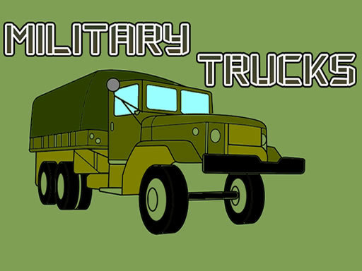 Game Screenshot Military Trucks Coloring