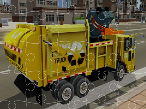 Game Screenshot Garbage Trucks Jigsaw