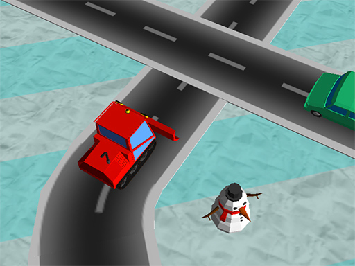 Game Screenshot Traffic Run Christmas