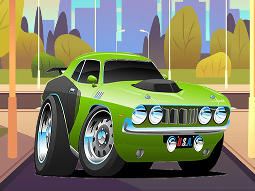 Game Screenshot Speedy Musle Cars Jigsaw