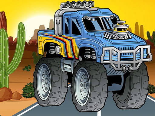 Game Screenshot Crazy Monster Truck Jigsaw