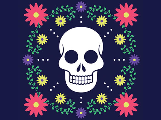 Game Screenshot Colorful Skull Jigsaw