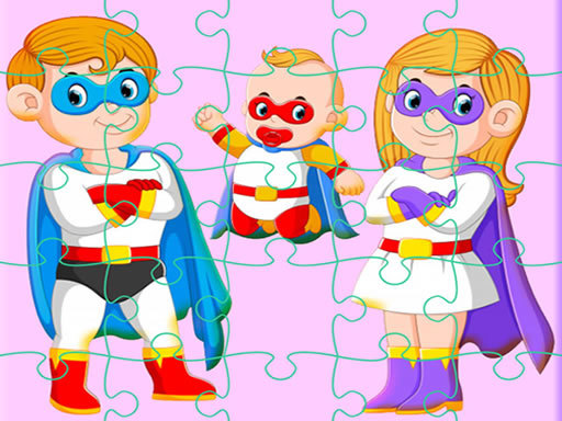 Game Screenshot Super Hero Family Jigsaw