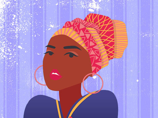 Game Screenshot African Princess Jigsaw