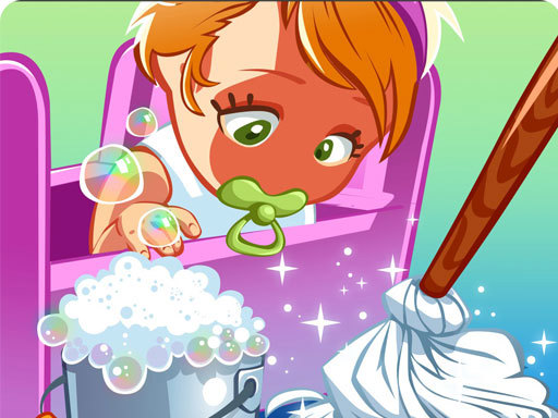 Game Screenshot Baby Cleaning