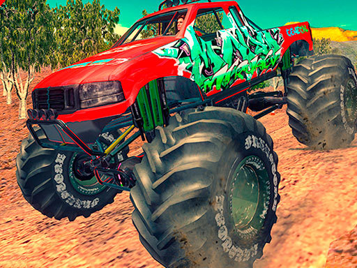 Game Screenshot Monster 4x4 Offroad Jeep Stunt Racing 2019