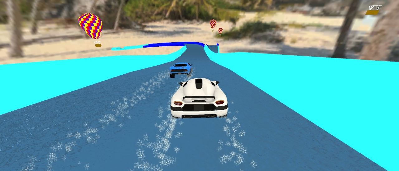 Game Screenshot Water Slide Cars