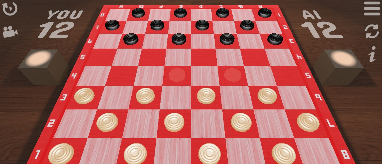 Game Screenshot Checkers 3D