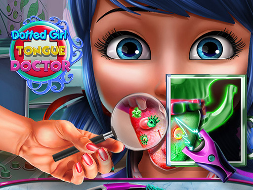 Game Screenshot Dotted Girl Tongue Doctor