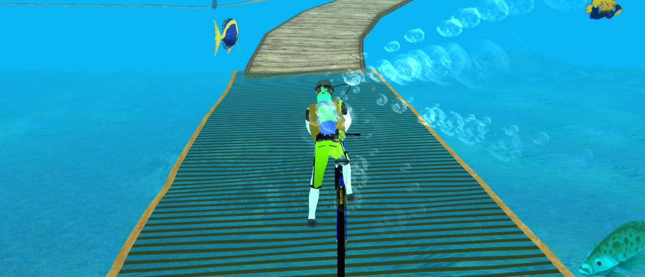 Game Screenshot Underwater Cycling