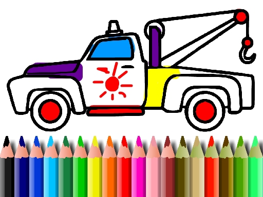 Game Screenshot BTS Trucks Coloring