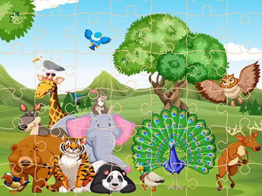 Game Screenshot Wild Animals Jigsaw