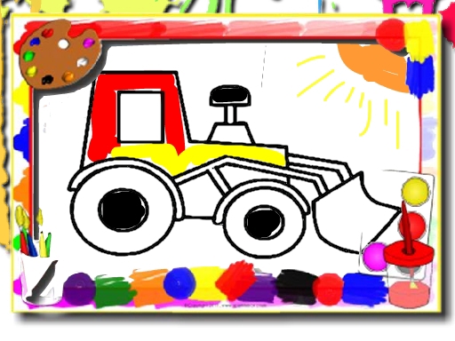 Game Screenshot BTS Kids Car Coloring
