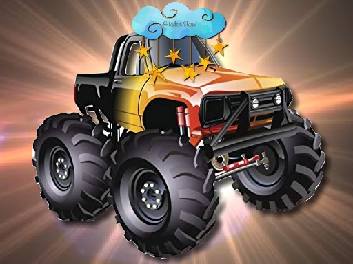 Game Screenshot Cartoon Trucks Hidden Stars