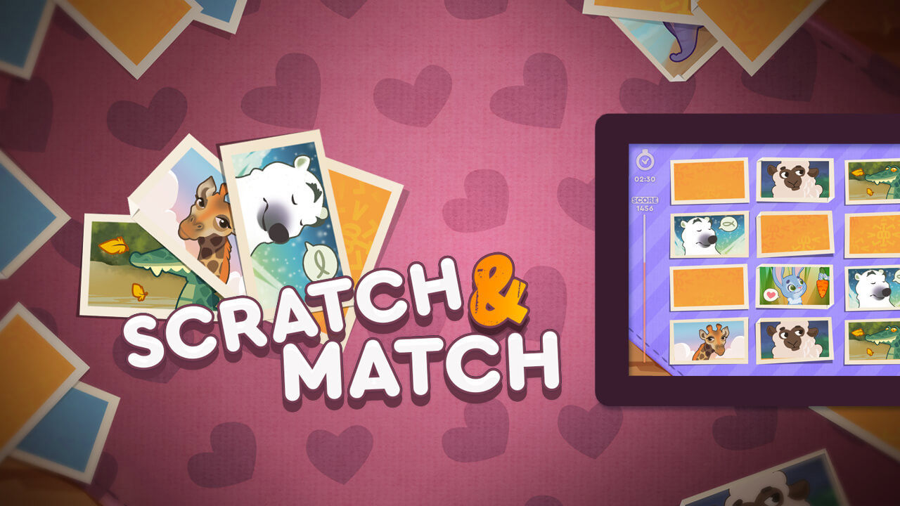 Game Screenshot Scratch & Match Animals