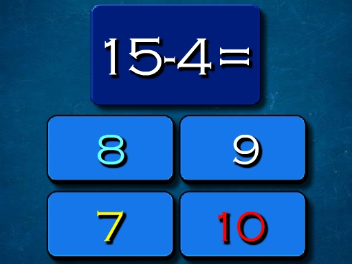 Game Screenshot Subtraction Math Challenge