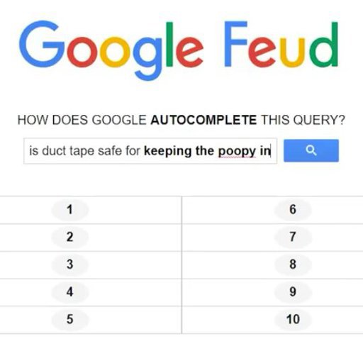 Game Screenshot Google Feud