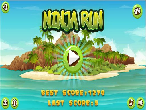 Game Screenshot Ninja Run HTML 5