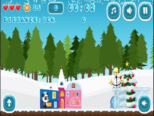 Game Screenshot Christmas Panda Run